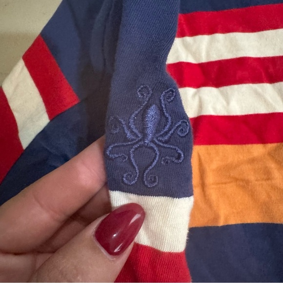 Madcap England Men's Retro Striped 100% Cotton Short Sleeve Shirt Size S - Picture 4 of 5